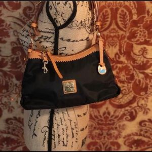 Dooney & Bourke Black Mini East/West Slouch Bag